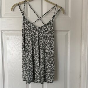 Papermoon Green Floral Crossback Camisole